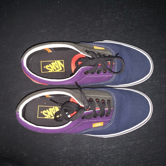 Vans Old Skool Low Top Color Block Shoes - Picture 4 of 6